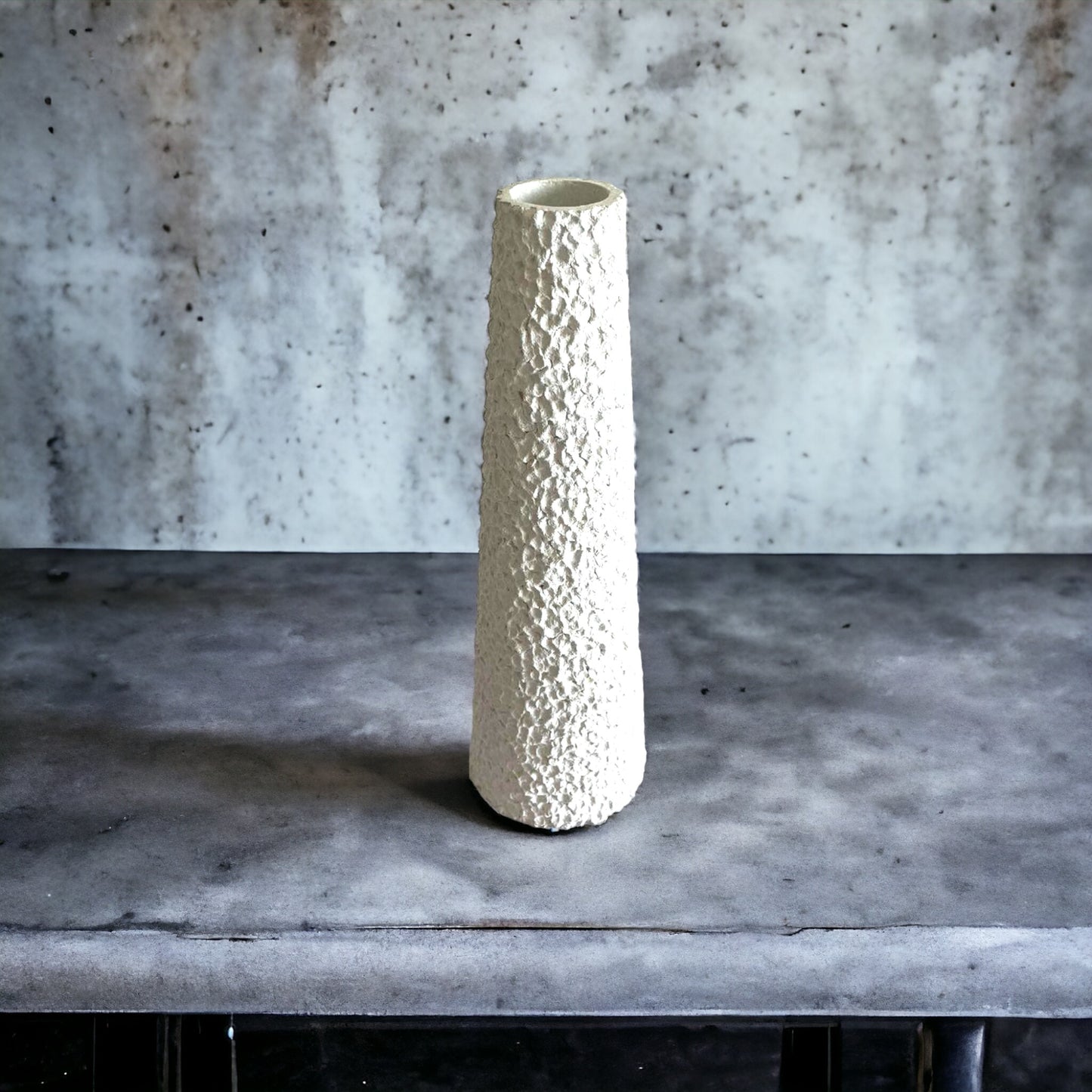 Cement Paper Mache Vase Serie III