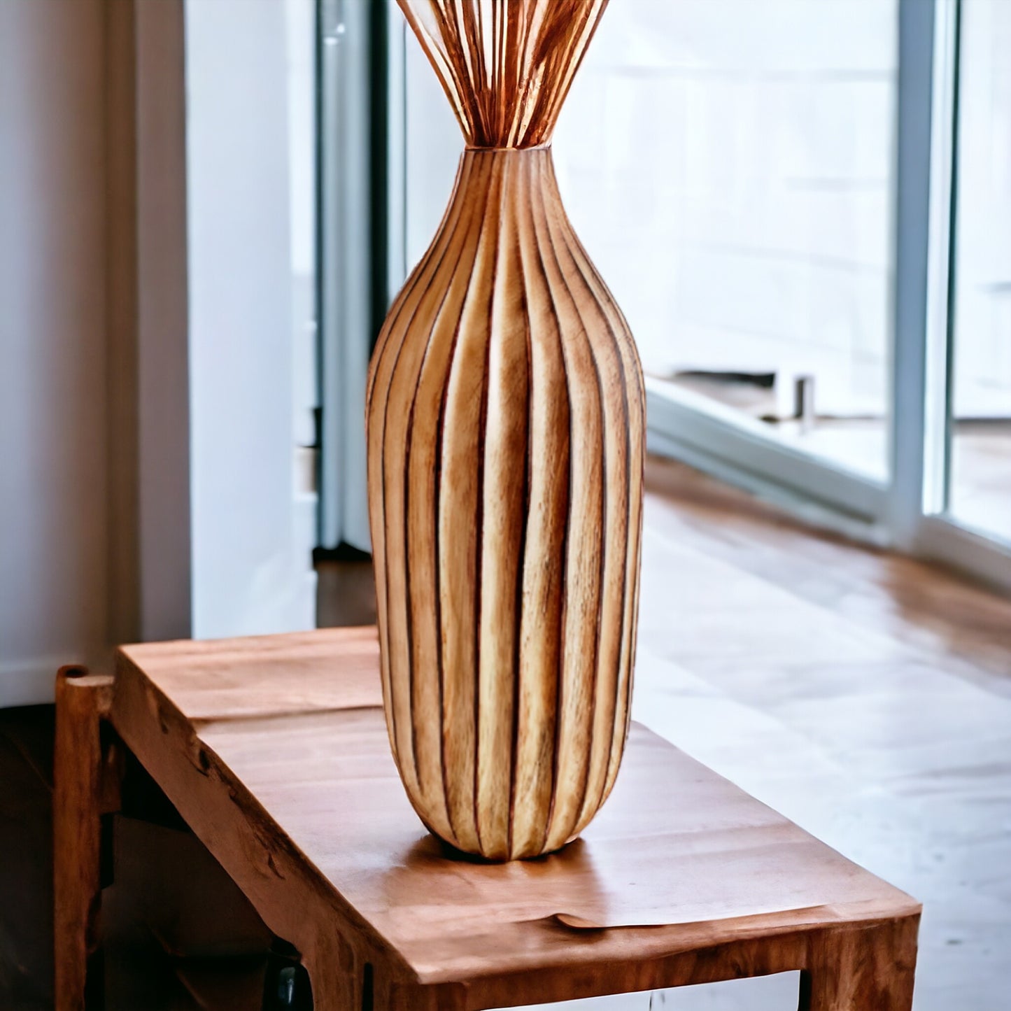 Mangoville III Wooden Vase