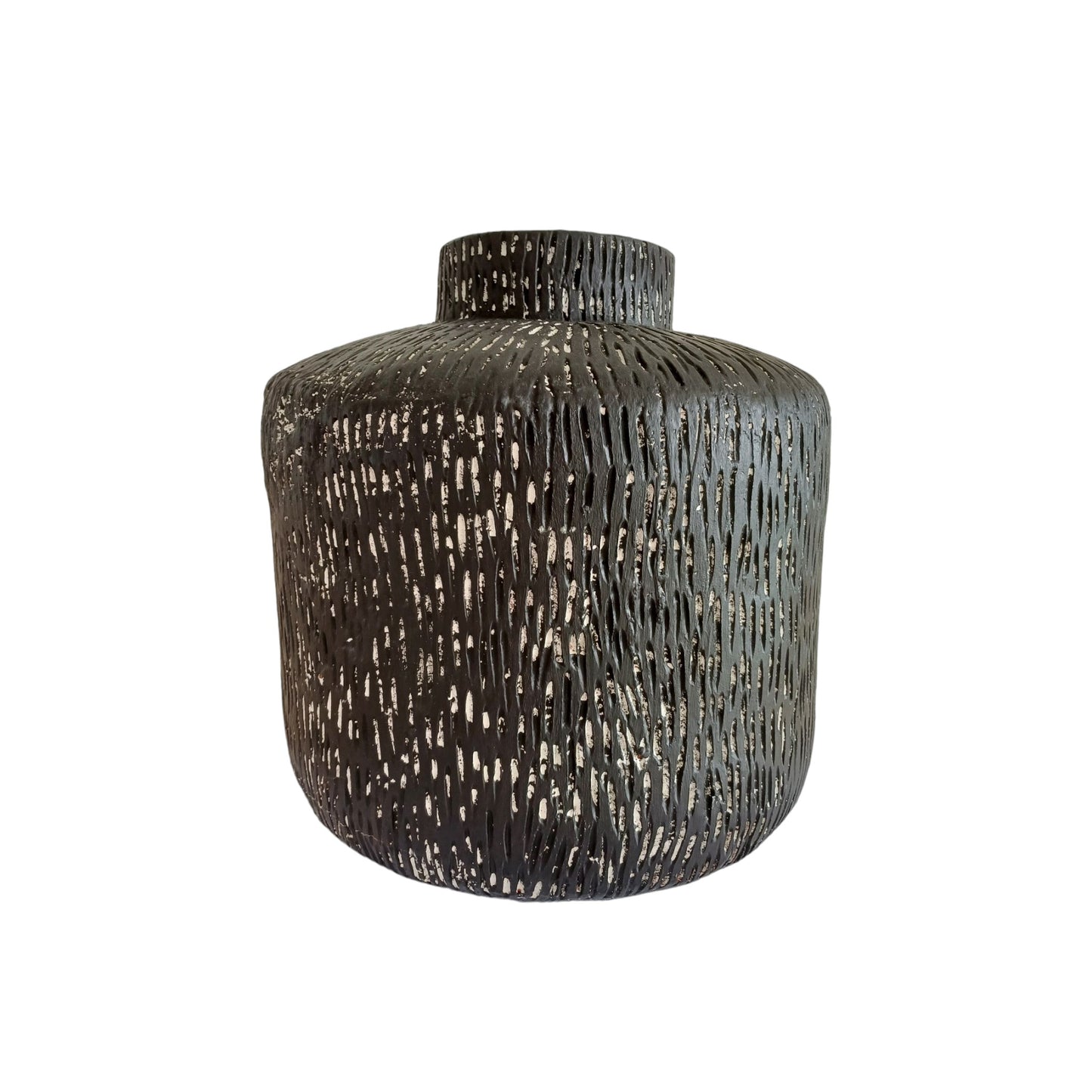 Maya III Textured Terracotta Planter