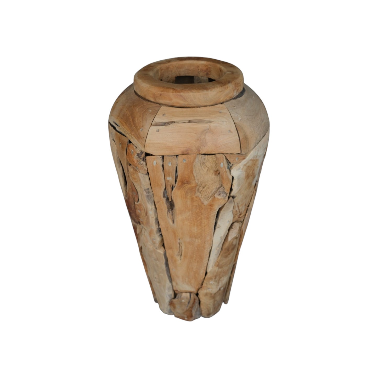 Wooden Teak Vase M