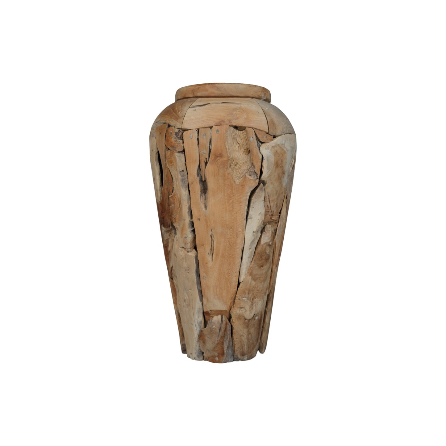 Wooden Teak Vase XL