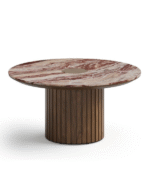 Marble Round Discussion Table